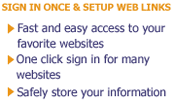 Sign In Once & Setup Web Links